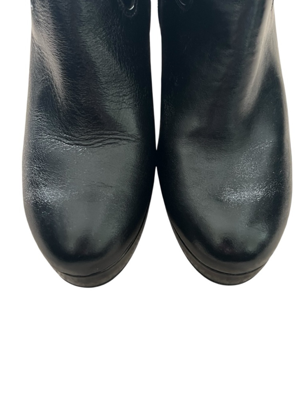 Sezane Cassie High Boots Smooth Black FR 39 / US 8 - Picture 4 of 8
